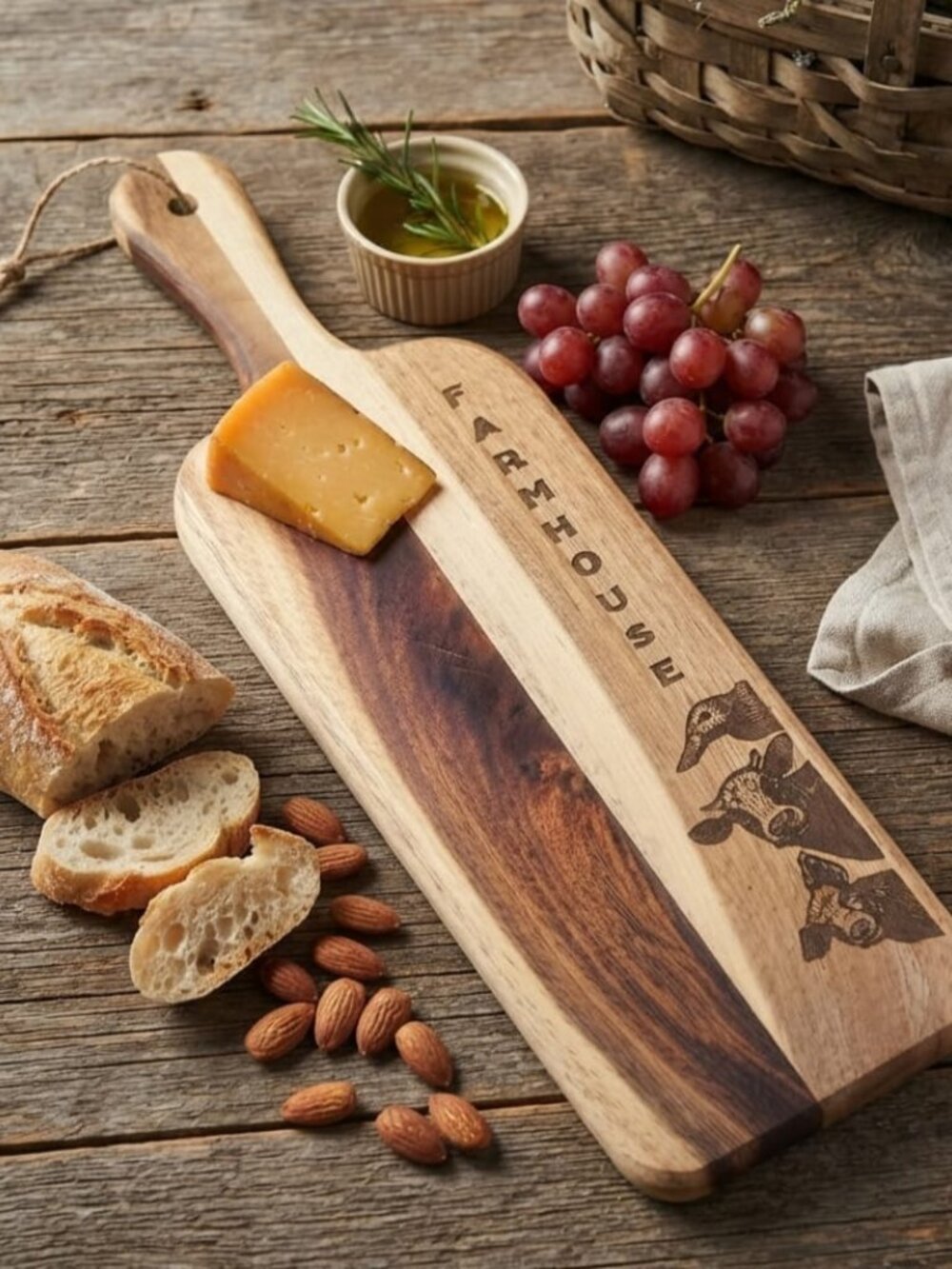 Engraved Acacia Wooden Cutting Board